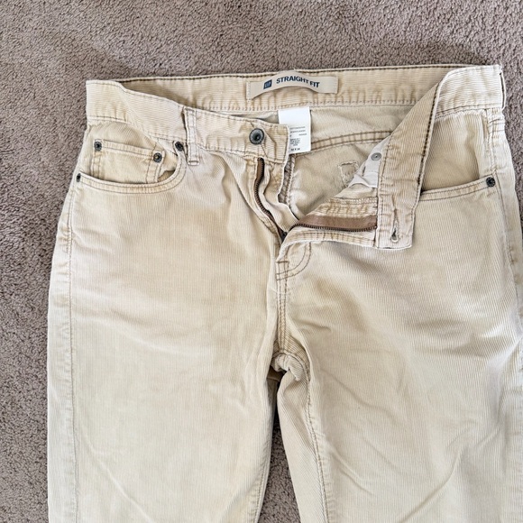 GAP Other - Vintage Gap Corduroy Pants Mens 32x34 Tan Straight Fit